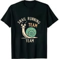 thumbnail image 1 of JEUXUS Snail Running Team - Shell Yeah - Snail Jokes  T shirt, 1 of 3