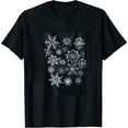 thumbnail image 1 of JEUXUS Snowflake Snowfall Snow Trendy Winter Wear Gift T-Shirt, 1 of 3