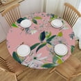 thumbnail image 1 of JEUXUS  Soft Blooming Flora Round Tablecloth, Table Cover with Elastic Edge for Indoor and Outdoor Picnic Camping, 1 of 7