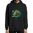 thumbnail image 1 of JEUXUS Solar System Planets Science Space Astronaut Universe Galaxy T-Shirt Long-sleeved Hoodie, 1 of 4