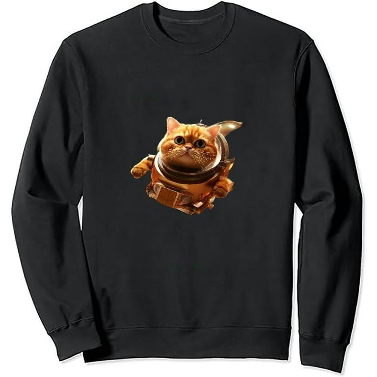 Space cat sweatshirt hotsell