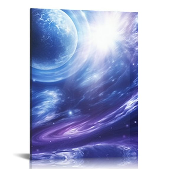 JEUXUS Space Wall Canvas Posters Wall Art Decor I Framed Canvas Paintings for Bedroom, Livingroom, & Office Fast delivery | HD Print