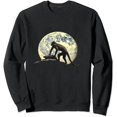 thumbnail image 1 of JEUXUS Spider Monkey And Moon Endangered Monkey Vintage Sweatshirt, 1 of 3