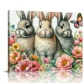 thumbnail image 1 of JEUXUS  ' Spring Softies Bunnies I ' Canvas Art, 1 of 6