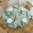 thumbnail image 1 of JEUXUS  Spring Summer Tablecloth 60x84 Inch, Eucalyptus Butterfly Floral Table Cover for Party Picnic Dinner Decor, 1 of 7