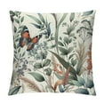 thumbnail image 1 of JEUXUS Spring Wildflowers Butterfly Green Wild Flower Plant Pillow Case White, 1 of 5