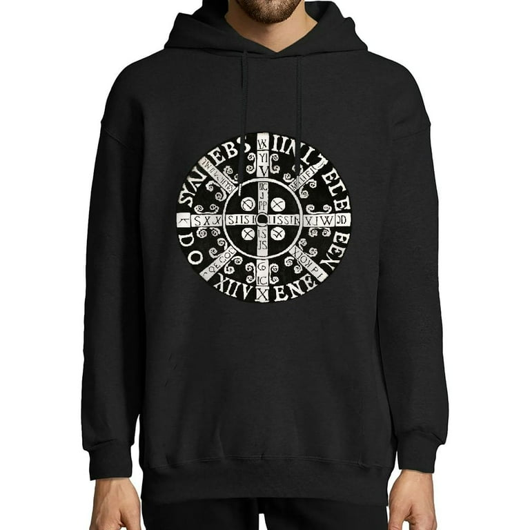 St. Benedict Medal T-Shirt Catholic Saint Cross Prayer Tee St. Benedict Medal T-Shirt Catholic Saint Cross Prayer Tee