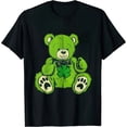 thumbnail image 1 of JEUXUS  St. Patrick's Day Good Luck Bear Who Needs Luck? T-Shirt, 1 of 3