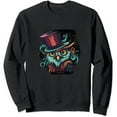 thumbnail image 1 of JEUXUS Steampunk Fantasy Owl Gothic Owl Pullover, 1 of 3