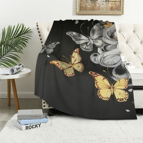 JEUXUS Steampunk Gear Throw Blanket Thin Flannel Blanket Warm Fuzzy Cozy Blankets Home Couch Bed Sofa Decoration for Women Men