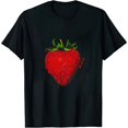 thumbnail image 1 of JEUXUS Strawberry Heartbeat Tee for Berry Lovers T-Shirt, 1 of 3