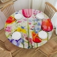 thumbnail image 1 of JEUXUS  Summer Tablecloth Farmhouse Tablecloths Printed Flower with Vintage Floral Patterns Table Cloth for Elegant Holiday Long Dinning Kitchen, 1 of 7
