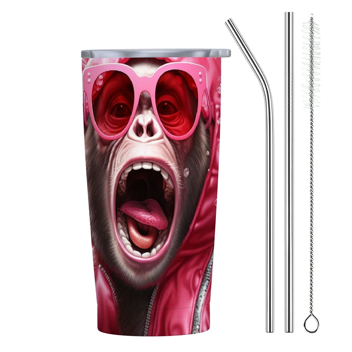 JEUXUS Sunglasses, Vaporwave 20oz Stainless Steel Reusable Car Straw ...