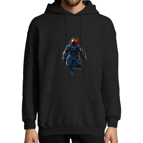 JEUXUS Texas 1965 Houston City Space Dabbing Astronaut T-Shirt Long-sleeved Hoodie