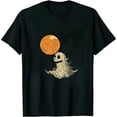 thumbnail image 1 of JEUXUS  The Nightmare Before Christmas Skellington Sun Moon T-Shirt, 1 of 3