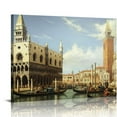 thumbnail image 1 of JEUXUS The Pier, Antonio Canaletto - Canvas OR FINE Print Wall Art, 1 of 4