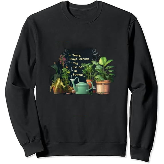 RUIYC Things I Do In My Time Plant Funny Gardener Gardening T-Shirt Long-sleeved T-shirt