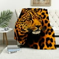 thumbnail image 1 of JEUXUS  Throw Blanket Softest Warm Elegant Cozy Cheetah Fur for Home, Couch, Sofa, Bed, Living Room (Classic Leopard, Large ), 1 of 6