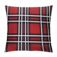 thumbnail image 1 of JEUXUS  Throw Pillow Case GTI Plaid Tartan Cushion Home Pillowcase Soft Square Cover for Decor Bedroom Living Room Couch, 1 of 5