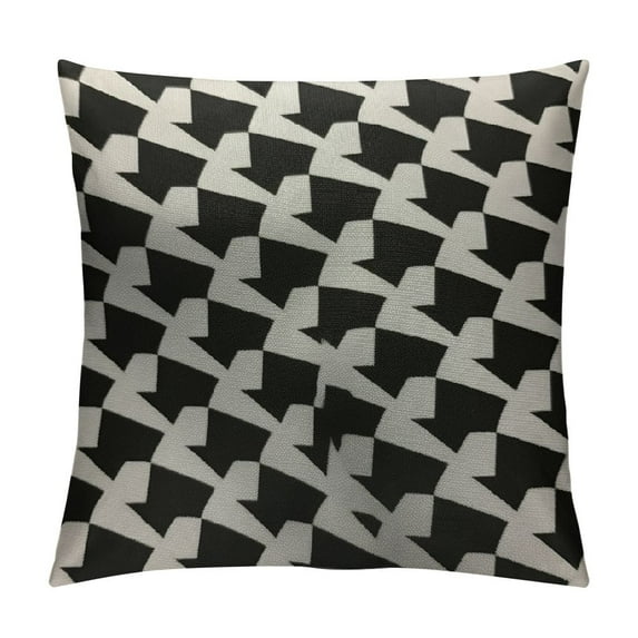RUIYC Throw Pillow Cover Case Black and White - Soft Pillow Case for Decorative Bedroom/Livingroom/Sofa/Farm House - Cushion Covers Couch Pillow