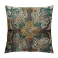 thumbnail image 1 of RUIYC Throw Pillow Cover Italian Pattern Tile Square Pillowcases Geometric Vintage Abstract Artwork Colorful Decorative Modern Cushion Cover Home Decor, 1 of 5