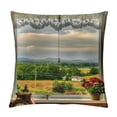 thumbnail image 1 of JEUXUS Throw Pillow Cover Vermont Scenery Rural Dining Room Landscape Nature, 1 of 5