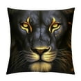 thumbnail image 1 of JEUXUS  Throw Pillow Covers,Decorative Pillow Covers,Animal Lion Pattern, 1 of 5
