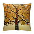 thumbnail image 1 of JEUXUS  Tree of Life Fine Art Pillow Case Square Soft Pillowcase Throw Pillow Cover Home Decor for Living Room Sofa Car Cushion Cover, 1 of 5