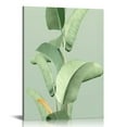 thumbnail image 1 of JEUXUS Tropical Plants Canvas Wall Art for Bedroom INS Style Green Banana Palm Leaves Canvas Prints Wall Decor for Home Decorations Wall Paintings Framed Ready to Hang 16x20 inch, 1 of 4