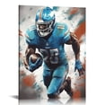 thumbnail image 1 of JEUXUS Tyreek Hill Posters Football Canvas Posters Wall Art Decor Print Picture Paintings for Living Room Bedroom Decoration  16x20 in, 1 of 5