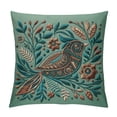 thumbnail image 1 of JEUXUS Ultra Soft Bird Floral Printed Farmhouse Pillowcase for Car Couch Bedroom White, 1 of 5
