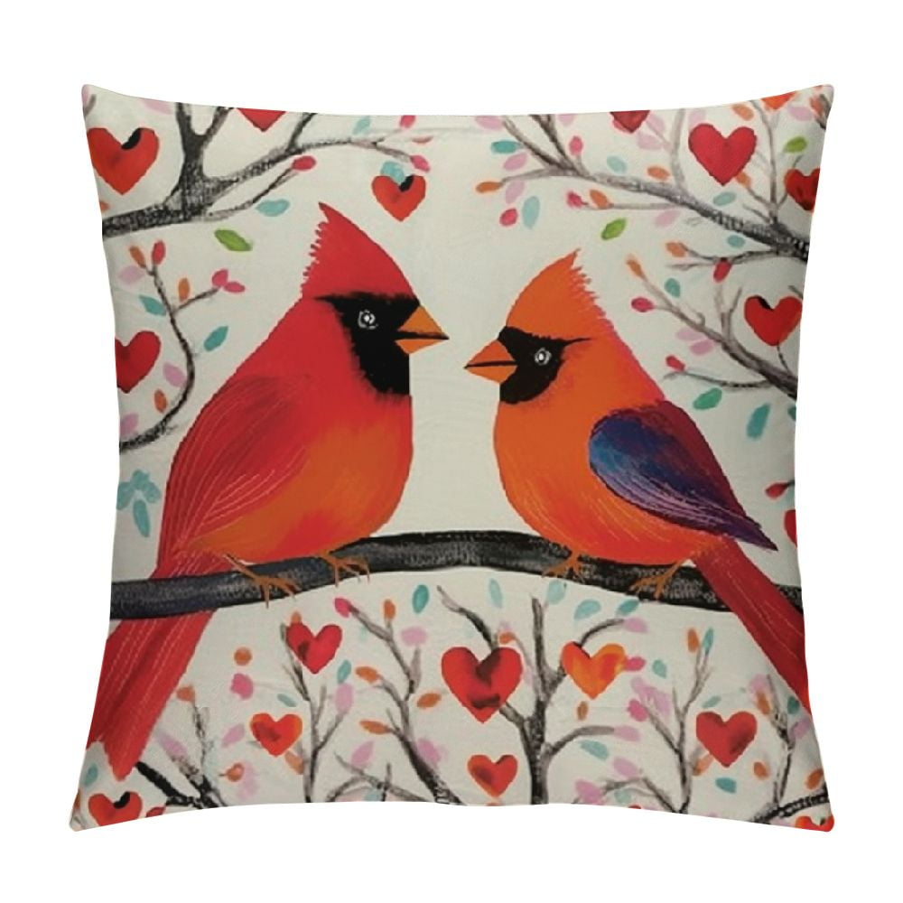 JEUXUS Valentines Pillow Covers Valentines Day Throw Pillow Covers