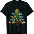 thumbnail image 1 of JEUXUS Video Game Controller Christmas Tree Gamer Boy Girl Funny T-Shirt, 1 of 3