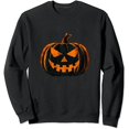 thumbnail image 1 of JEUXUS Vintage Jack o Lantern Jackolantern Pumpkin Face T-Shirt Long Sleeve Shirt, 1 of 3