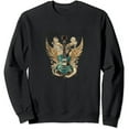 thumbnail image 1 of JEUXUS Vintage Rare Guitars Retro American Made Guitarist  pullover, 1 of 3