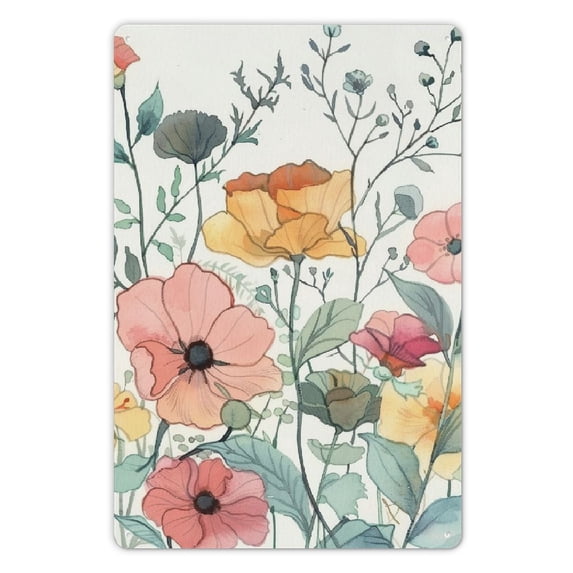 JEUXUS Wall Hanging 8*12in Flowers Leaves Vintage 8x12in