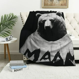 Mama Bear Blanket, Personalized Gifts for Mom, Mother's Day Gift for Wife