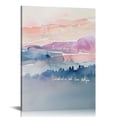 thumbnail image 1 of JEUXUS Watercolor Inhale Exhale Canvas Wall Art Abstract Relax Therapy Aesthetic Room Decor Posters Mental Health Counselling Office Poster Prints Wall Decor Picture for Office Room, 1 of 5