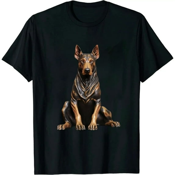 JEUXUS Watercolor Portrait Doberman Pinscher For Dog Owners T-Shirt