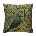 thumbnail image 1 of RUIYC William Forest Raven On Leaves Blue Green Floral 12 Morris Throw Pillow Covers 18x18 Inch Aesthetic Pillow Decorative Pillowcase Home Decor Living Room Cushion Case Bed Sofa Couch, 1 of 5