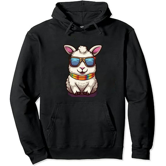 JEUXUS With LGBT Glasses Pullover Hoodie