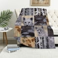 thumbnail image 1 of JEUXUS Wolf Blanket for Boy Man Wolf Wild Animals Throw Blanket Soft Warm Flannel Wolf Theme Blanket Gifts for Adults Teenager Couch Sofa Bed, 1 of 6