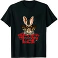 thumbnail image 1 of JEUXUS Women's Easter Day Shirts Spring Cute Family Happy Hip Hop Easter Bunny Coffee Floral Graphic Tees Tops, 1 of 3