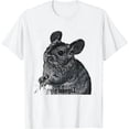 thumbnail image 1 of JEUXUS Womens Chinchillin T Shirt Funny Chinchilla Animal Lover Graphic Vintage Cool, 1 of 3
