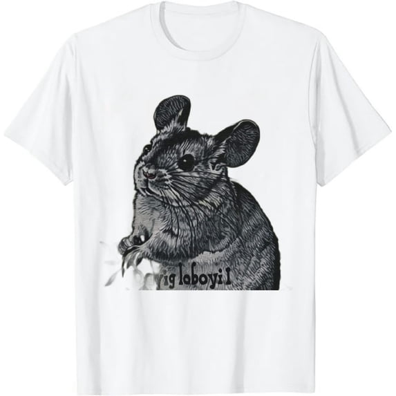 JEUXUS Womens Chinchillin T Shirt Funny Chinchilla Animal Lover Graphic Vintage Cool