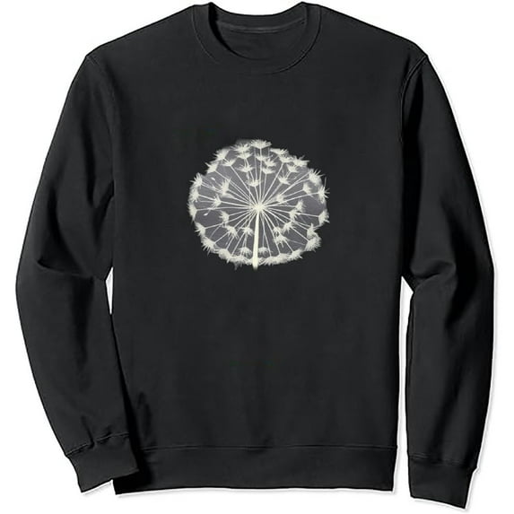 RUIYC Womens Dandelion Sweatshirt Casual Loose Pullover Tops Long Graphic Tee Shirt