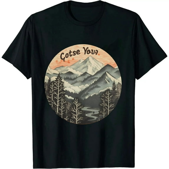 JEUXUS Womens Get Lost in Nature Tshirt Cool Outdoor Adventure Tee for Ladies
