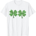 thumbnail image 1 of JEUXUS Womens Saint Patricks Day T Shirts Funny Shenanigans Clover Graphic Tees for Women, 1 of 3