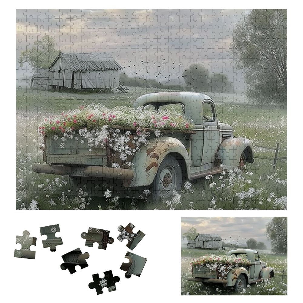 JEUXUS Wooden Jigsaw Puzzle - Premium Eco-Friendly Wood - Relaxing and ...