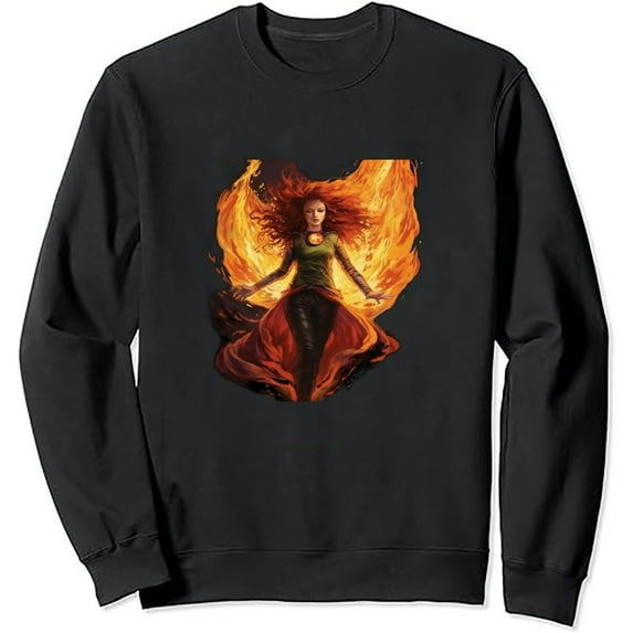 JEUXUS X-Men Rise Of The Dark Phoenix Flames Pullover